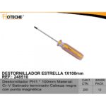 Destornillador Estrella 1x100mm