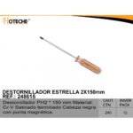 Destornillador Estrella 2x150mm
