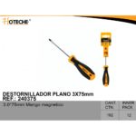 Destornillador Plano 3x75mm