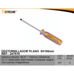 Destornillador Plano 6x100mm
