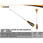 Destornillador Plano 6x250mm