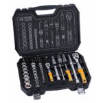 Kit de Ratchet y Dados 3/8" 1/2"- 73 Pcs